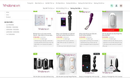 Top 5 địa chỉ shop người lớn tại HCM gồm Nalone